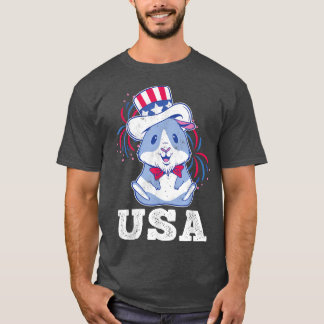 Camiseta America American Guinea Hamster Pig USA 4th Of Jul