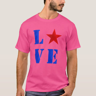 Camiseta américa amor engraçado