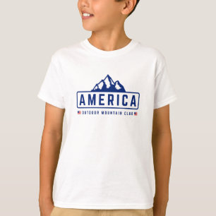 Camiseta América ao ar livre