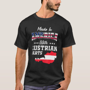 Camiseta América, Áustria - Partes do mapa dos EUA - Ancest