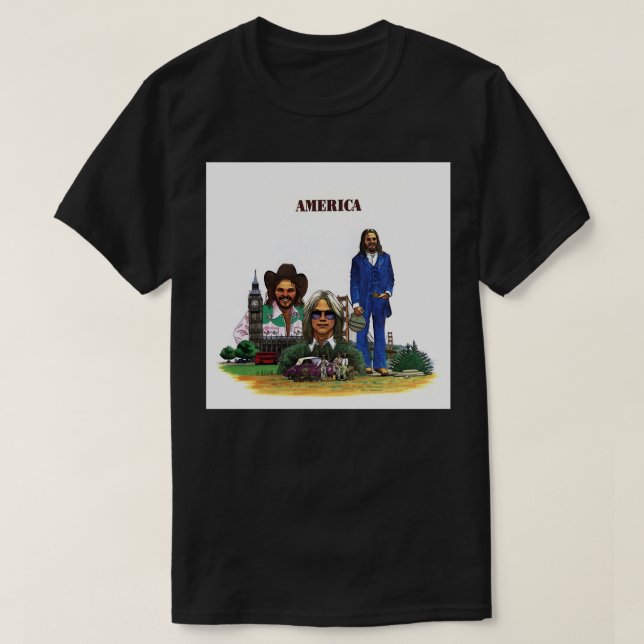 Camiseta America band Classic (Frente do Design)