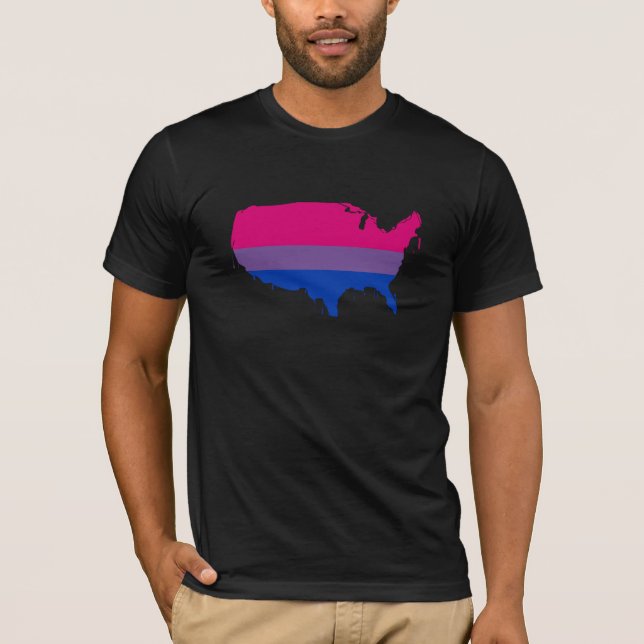 Camiseta América bissexual (Frente)