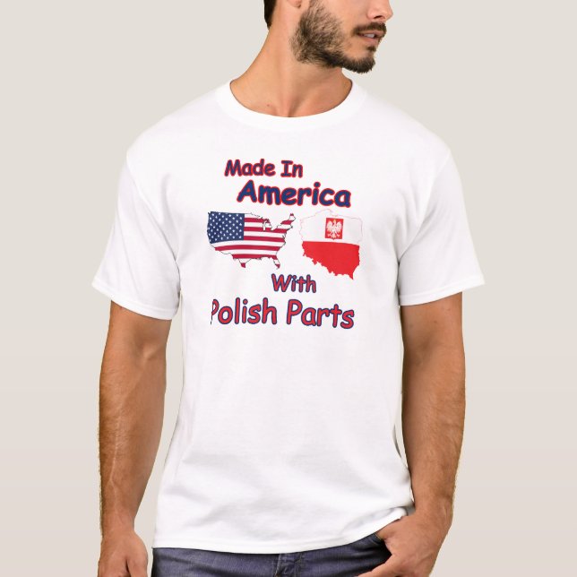 Camiseta América com peças polonesas (Frente)