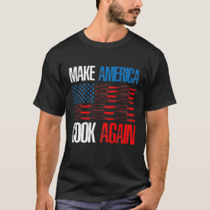 Camiseta América Cook Sous Chef Chefe de Escola Culinária C