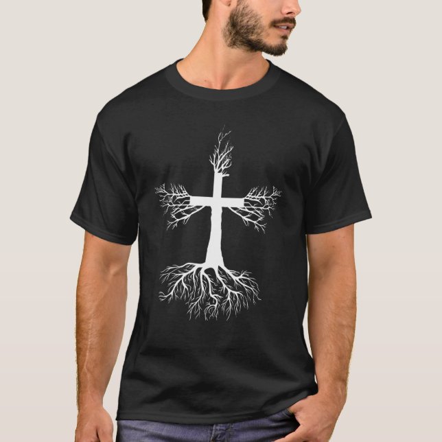 Camiseta América cristã Bíblia religiosa Deus salvará Jesus (Frente)