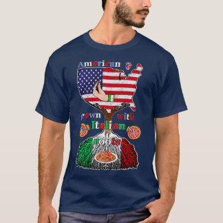 Camiseta América cultivada com raízes italianas