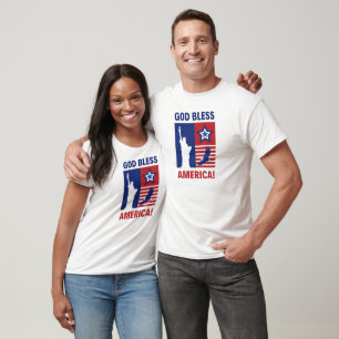 Camiseta América deus abençoe
