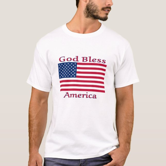 Camiseta América deus abençoe (Frente)