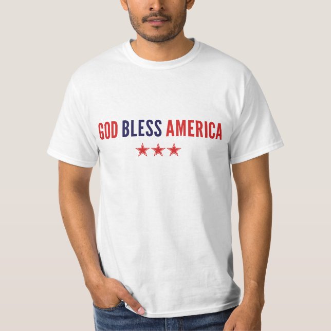 Camiseta América deus abençoe (Frente)