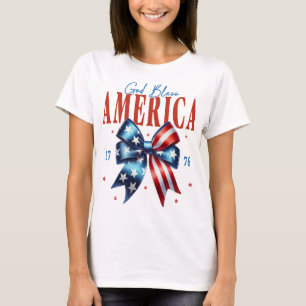 Camiseta América deus abençoe 1776