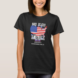 Camiseta América deus abençoe especialmente Vandenberg AFB