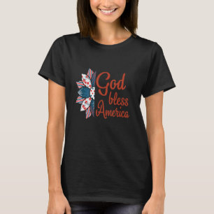 Camiseta América deus abençoe Os EUA foram escolhidos por D