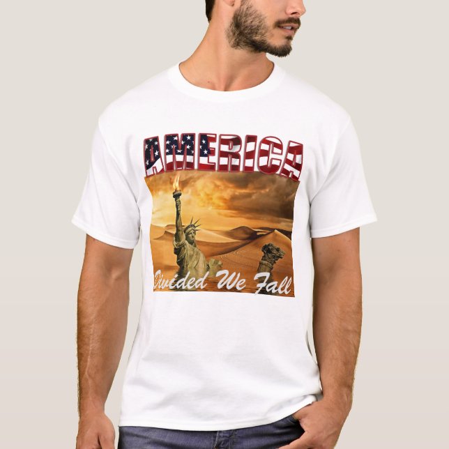 Camiseta AMÉRICA Dividimos Cair, Unidos Ficamos (Frente)