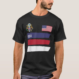 Camiseta América do Norte Bandeira Futebol Fan Men Women Ki