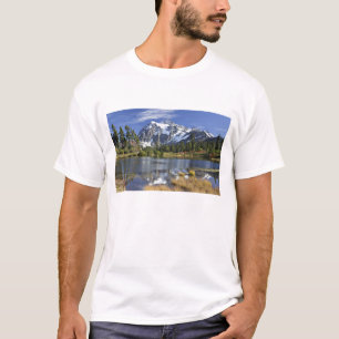 Camiseta América do Norte, Washington, Cascades. Mt. Shuksa