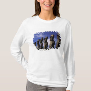 Camiseta América do Sul, Chile, Ilha de Páscoa, Ahu Akiri.