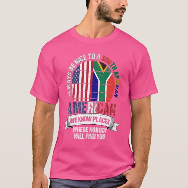 Camiseta América do Sul Conhecemos Lugares Onde África (Frente)