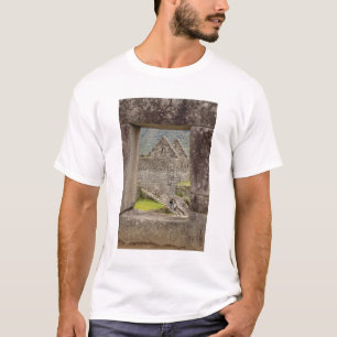 Camiseta América do Sul, Peru, Machu Picchu. Dois turistas