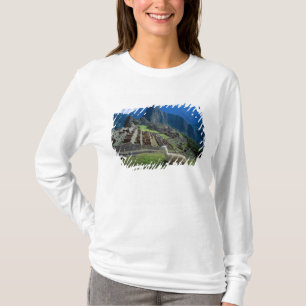 Camiseta América do Sul, Peru. Uma lhama descansa em uma co