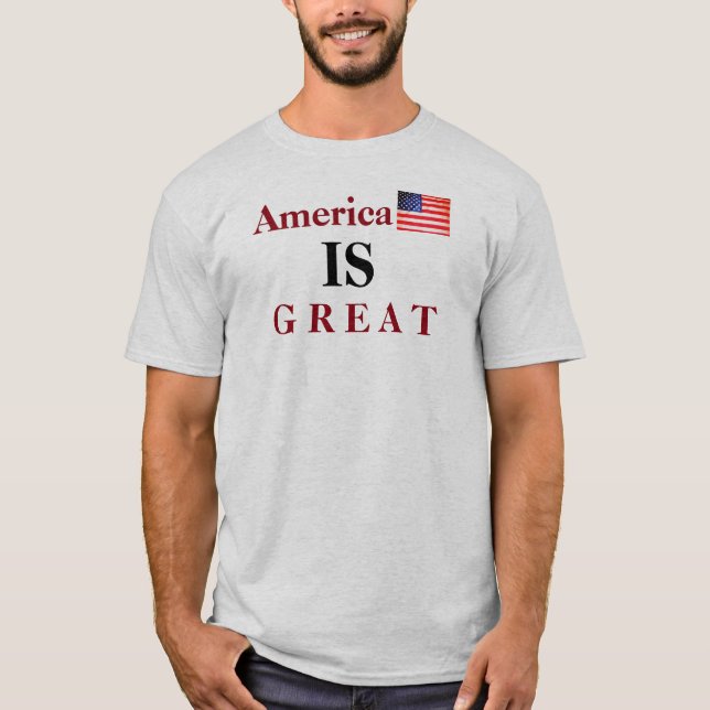 CAMISETA AMÉRICA É EXCELENTE (Frente)