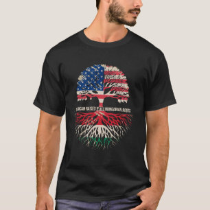 Camiseta América e Hungria Raízes da Bandeira do País Húnga