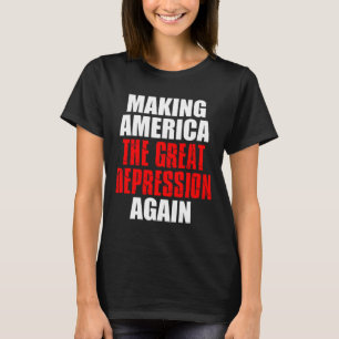 Camiseta América fazer A Depressão Excelente Mais Uma Vez A