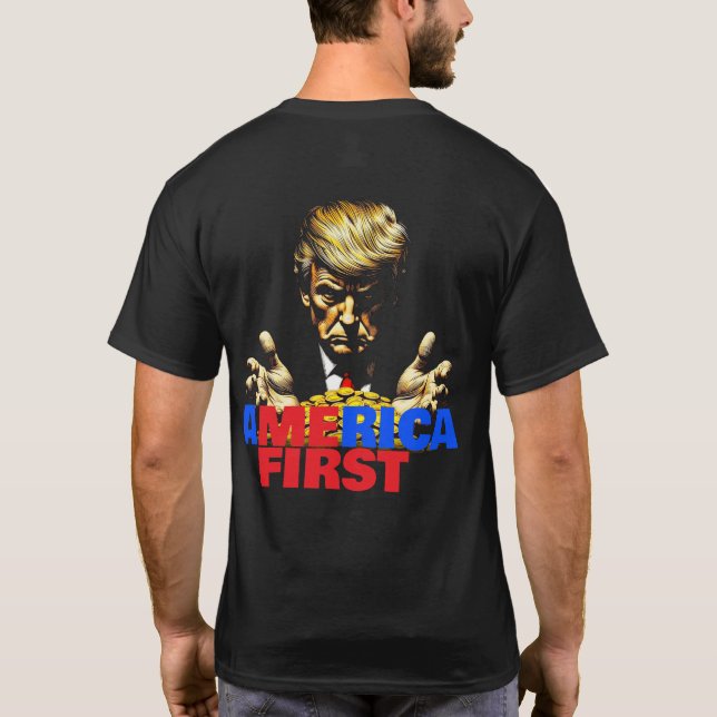 Camiseta America First T-Shirt (Verso)