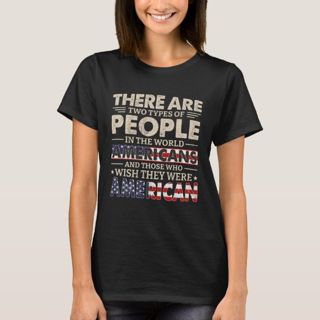 Camiseta America Flag Dress Americans Girls & Women (Frente)