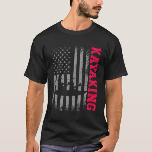 Camiseta America Flag Kayak For