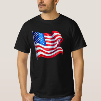 Camiseta América Flag Mens T-Shirt