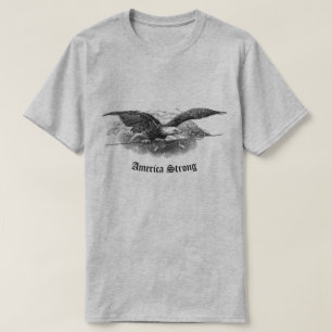 Camiseta América forte águia americana