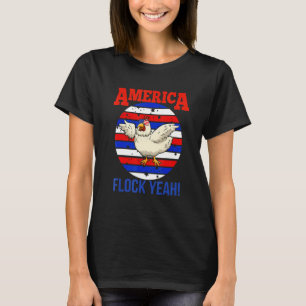 Camiseta America Galera Sim Frango Óculos de Sol Bandeira