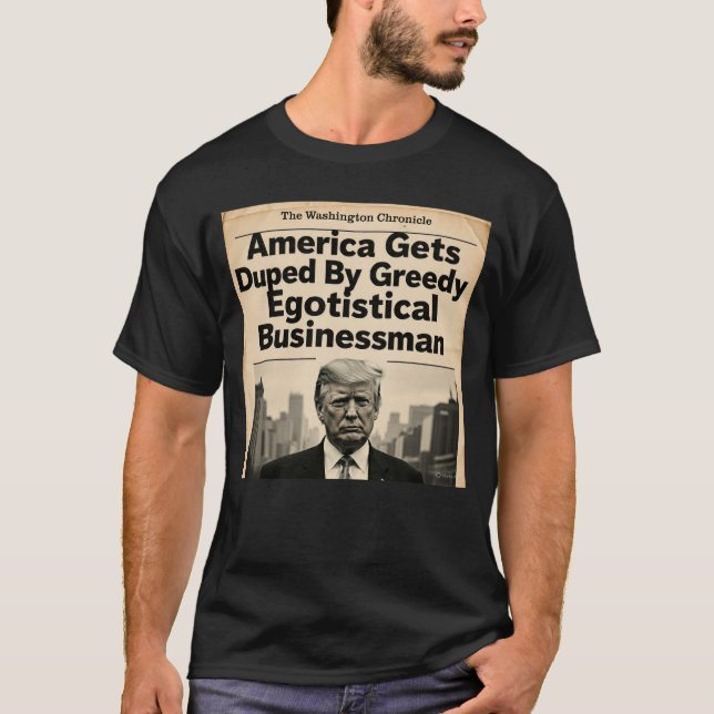Camiseta America Gets Duped By Trump (Frente)