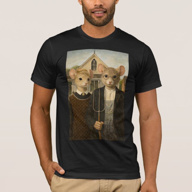 Camiseta América Gótica Felpuda (Frente)