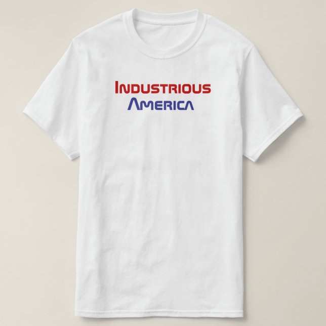 Camiseta América industriosa (Frente do Design)