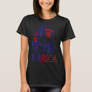 Camiseta América legal Trump Feliz 4 de julho Trump America