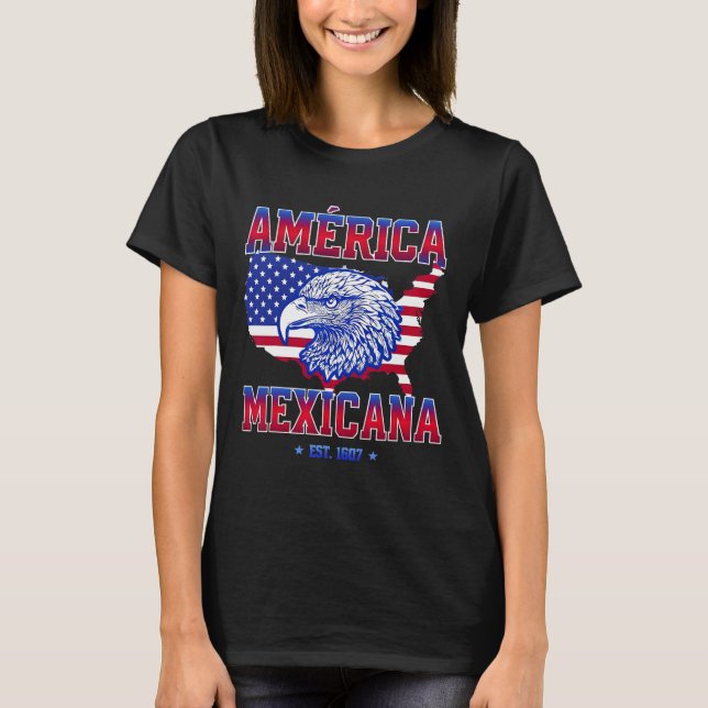 Camiseta América Mexicana Est 1607 Golfo Dos Estados Unidos (Frente)