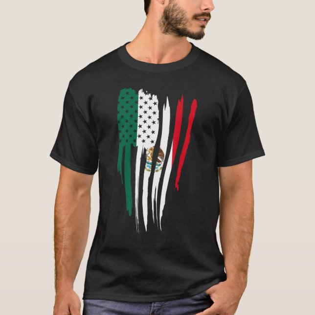 Camiseta América México Sinalizador Mexicano Raízes America (Frente)