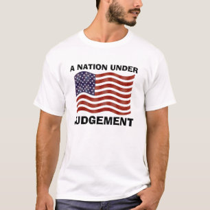 Camiseta América, nação sob o julgamento, T_shirt crist