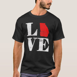 Camiseta América Orgulhosa Bandeira do Estado Cidadão Mapa 