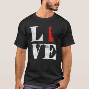 Camiseta América Orgulhosa Bandeira do Estado Cidadão Mapa 