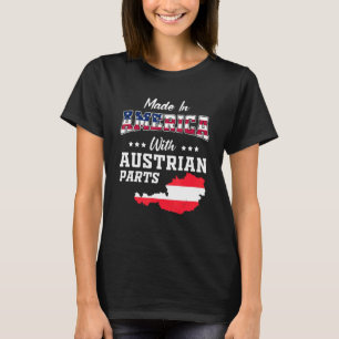 Camiseta América, Partes Austríacas, Áustria, Mapa EUA, Ban