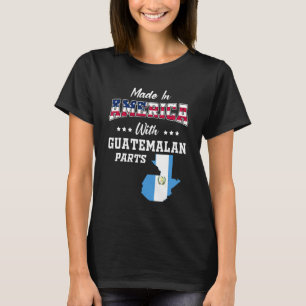 Camiseta América Partes Guatemaltecos Guatemala Mapa Bandei