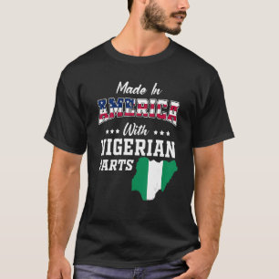 Camiseta América, Partes Nigerianas, Nigéria, Mapa Dos Eua 