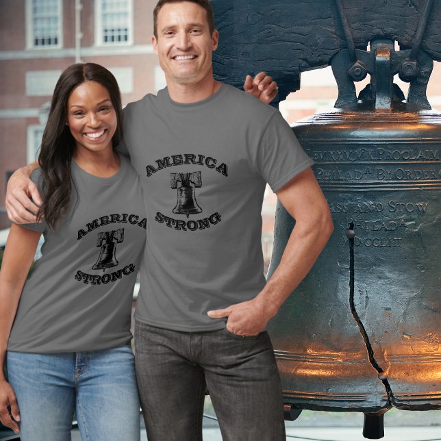 Camiseta América Patriot Liberty Bell (America Patriot Liberty Bell T-Shirt - Men's and Women's)