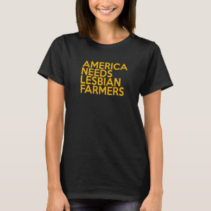 Camiseta América precisa de fazendeiros lésbicos Premium_5