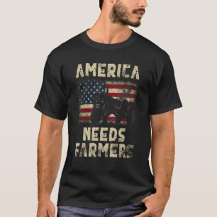 Camiseta América precisa de fazendeiros Trator Americano Fl