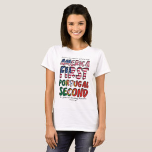 Camiseta América Primeiro Portugal Segundo Absolutamente F