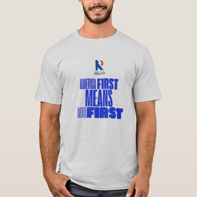 Camiseta América Primeiro T-Shirt (Frente)