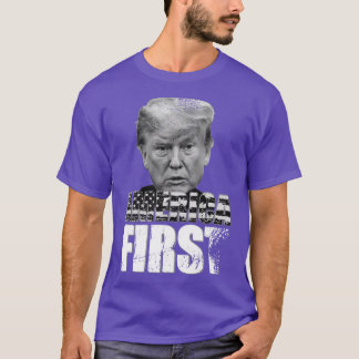 Camiseta América Primeiro Trump